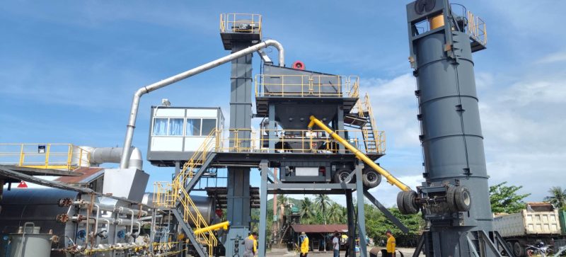 installed and commissioned a state-of-the-art mobile asphalt mixing plant in the Philippine