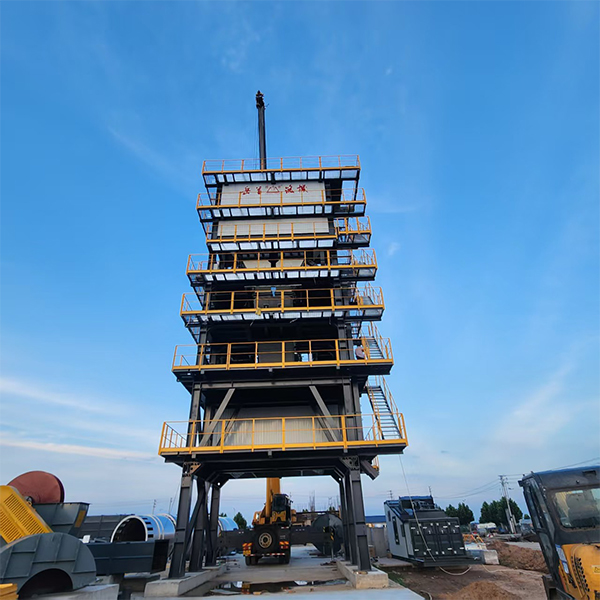 【YSmix-menginstallatie】Успешный монтаж асфальтобетонного завода с рециклингом in Китае!